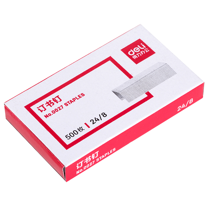 得力(deli)24/8加厚訂書釘/訂書針 500枚一盒 辦公用品 0027_http://lucerna.cn/newimg/C202310/1697610724070.jpg